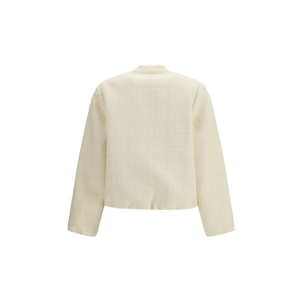 Chaqueta bomber Gucci de algodón beige
