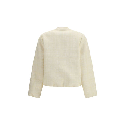 Chaqueta bomber Gucci de algodón beige