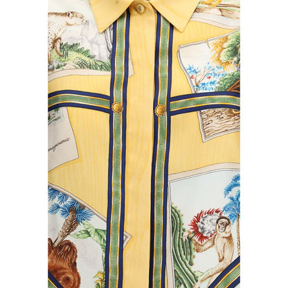 Gucci Bicolor Silk Shirt