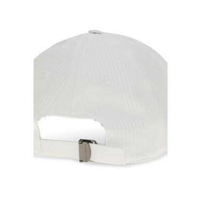 Gorra de algodón blanca Dolce & Gabbana (gorra de béisbol)