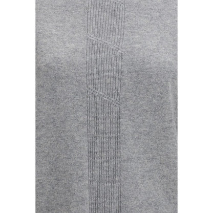 Max Mara Pure Gray Cashmere Sweater