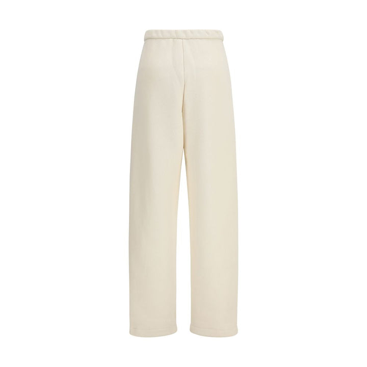 Max Mara Pure Beige Cotton Casual Pants