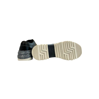 Borbonese Beige Leather Women Sneaker