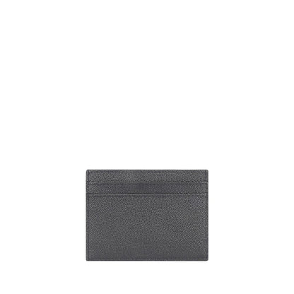 Cartera Saint Laurent de Piel de Becerro Gris Bos Taurus