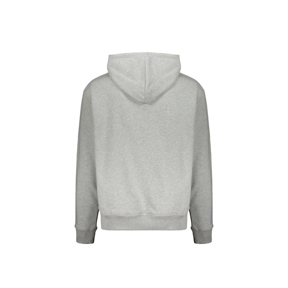 Sudadera con capucha Balmain de algodón gris