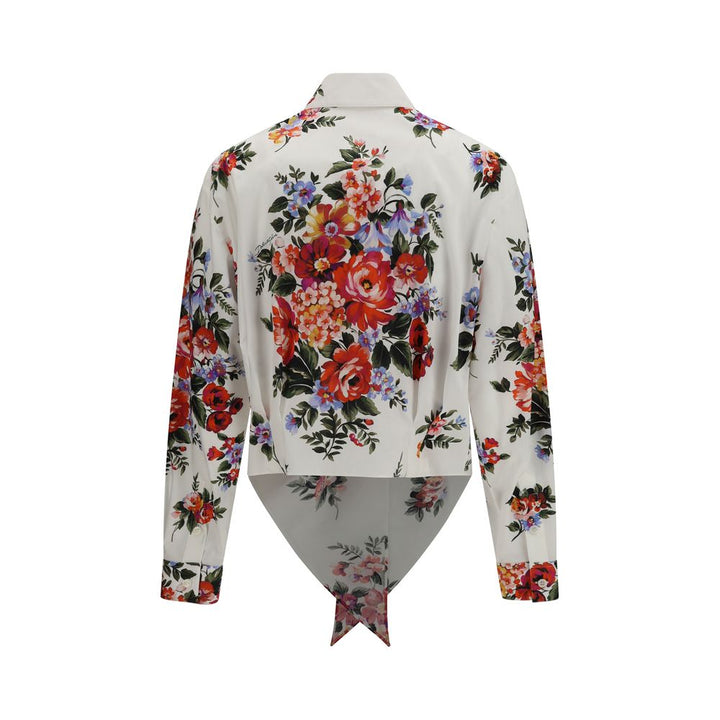 Dolce & Gabbana Multicolor Cotton Pattern Shirt