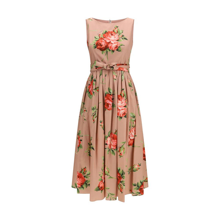Vestido casual de algodón multicolor Dolce & Gabbana