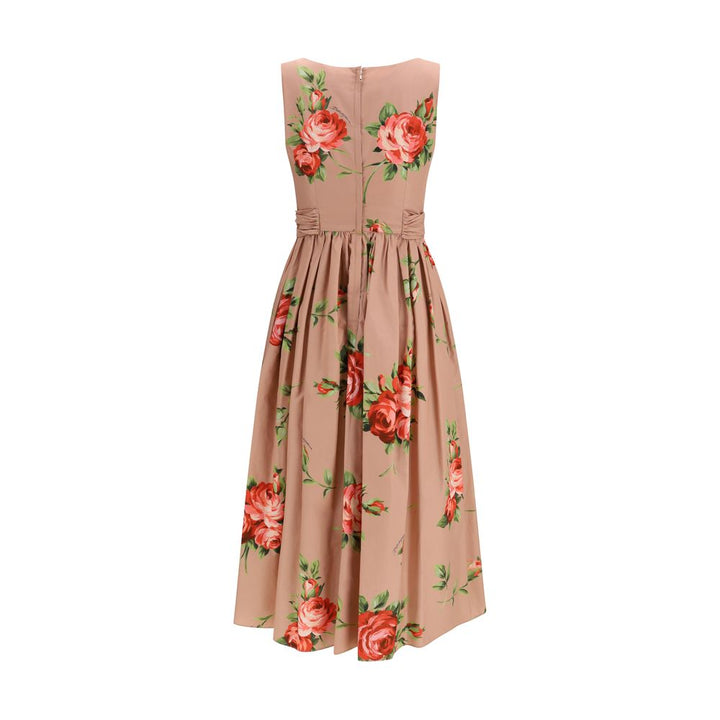 Vestido casual de algodón multicolor Dolce & Gabbana