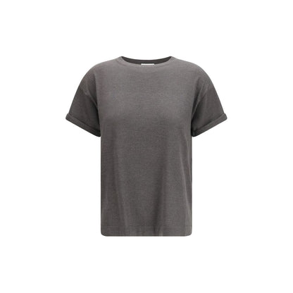 Camiseta de nailon gris Brunello Cucinelli
