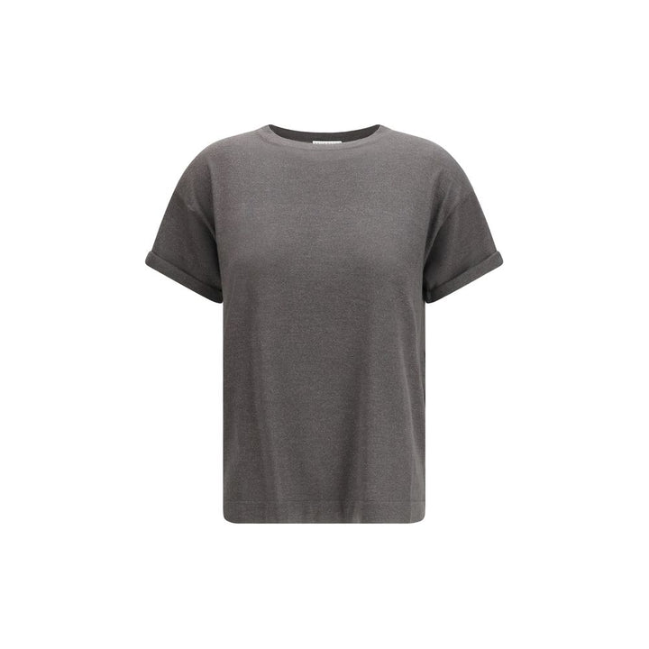 T-shirt Brunello Cucinelli en nylon gris