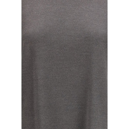 Camiseta de nailon gris Brunello Cucinelli