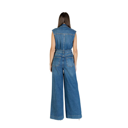 Colcci Blue Cotton Jumpsuit