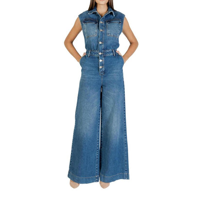 Colcci Blue Cotton Jumpsuit