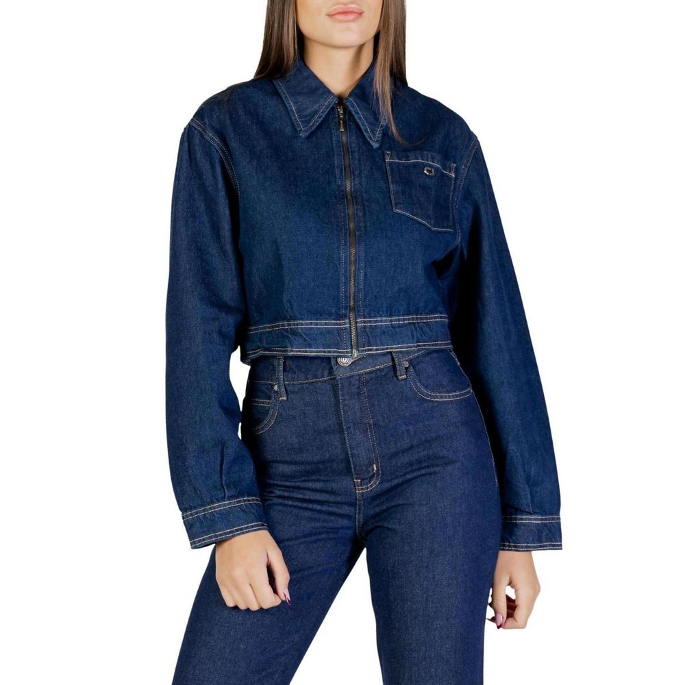Colcci Blue Cotton Denim Jacket