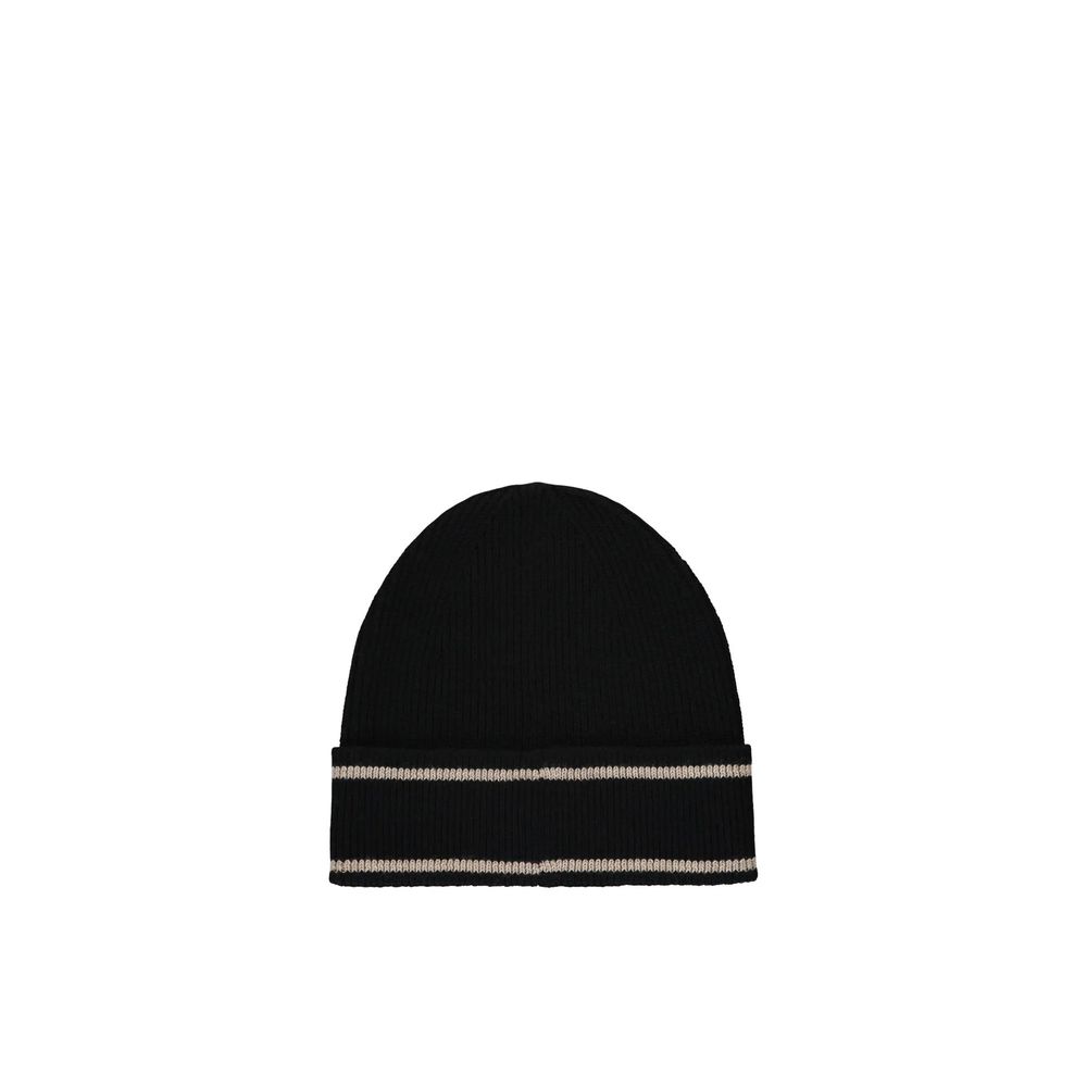 Gorro Balmain de lana merina negra