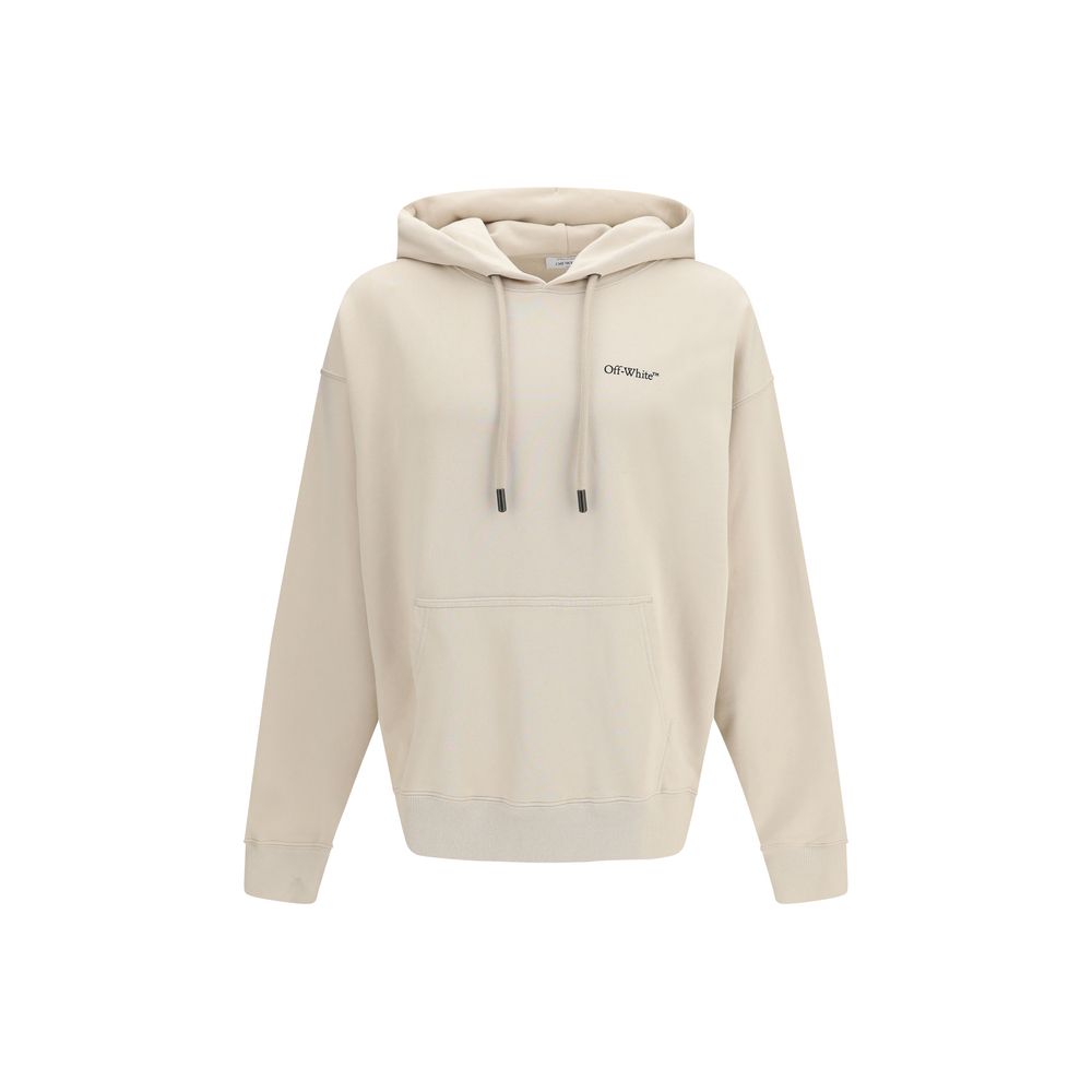 Sweat-shirt Off-White en coton beige