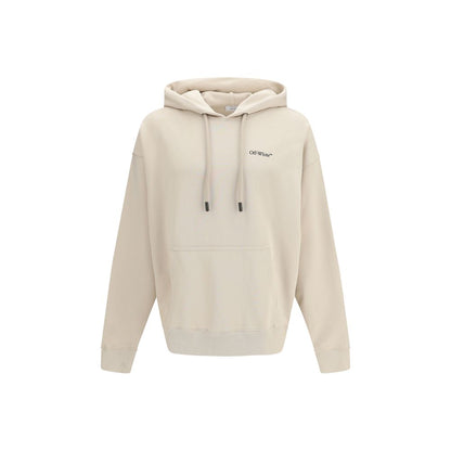 Sweat-shirt Off-White en coton beige
