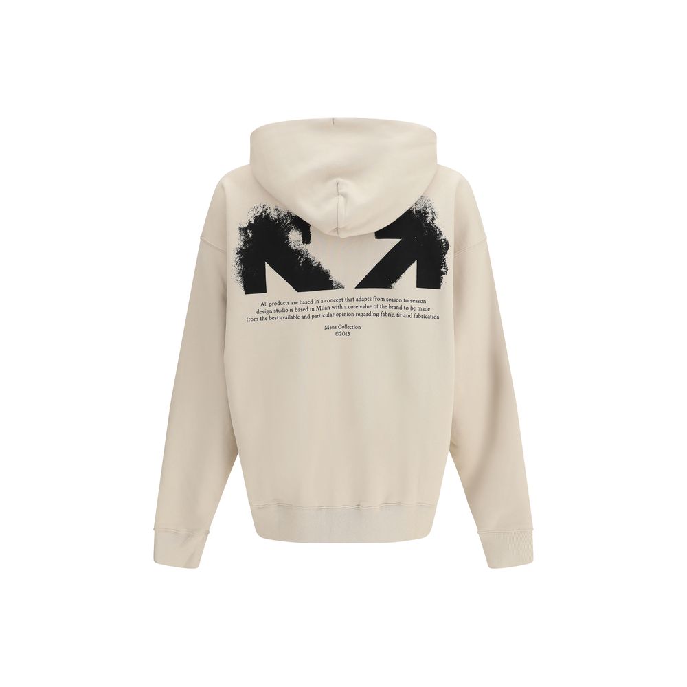 Sweat-shirt Off-White en coton beige