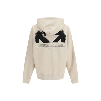 Sweat-shirt Off-White en coton beige