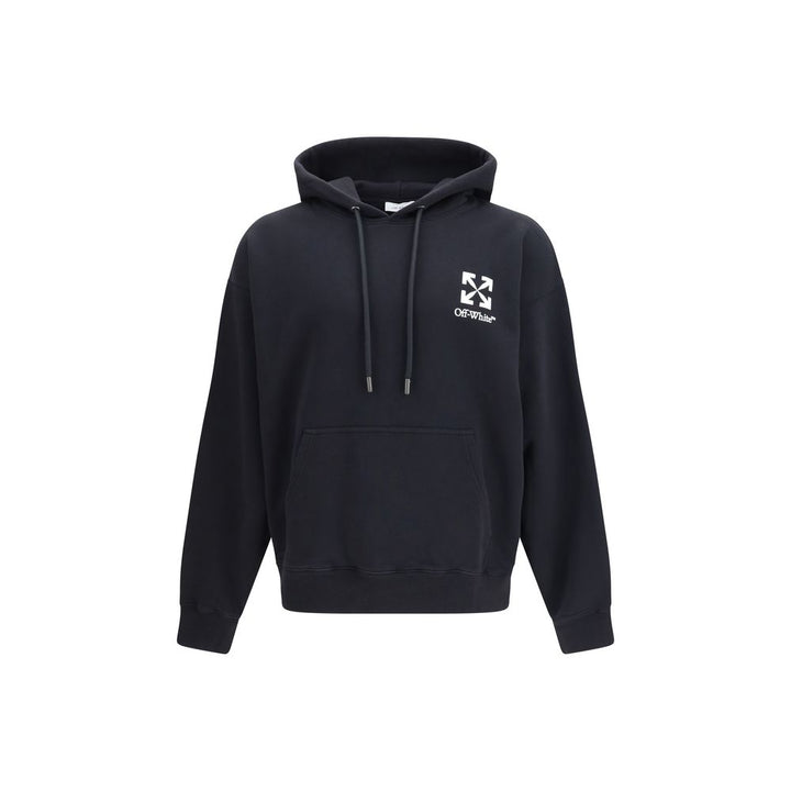 Off-White Black Cotton Sweatshirt