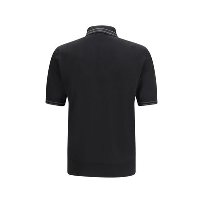 Polo Dolce & Gabbana de seda negra