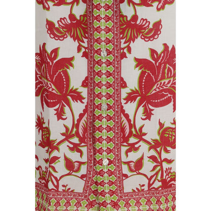 Etro Multicolor Linen Shortsleeve Shirt