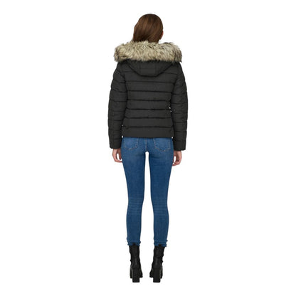 Only Gray Marabou Coat