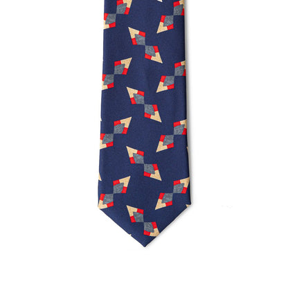 Corbata de seda azul Giorgio Armani