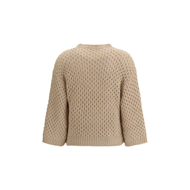 Fabiana Filippi Beige Wool Sweatshirt