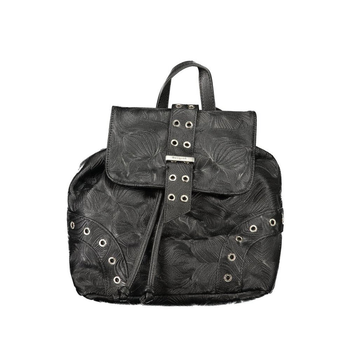 Desigual Black Polyurethane Women Backpack