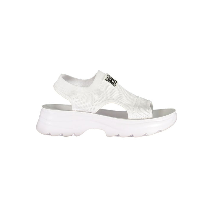 Laura Biagiotti Bianco Polyurethane Women Sandal