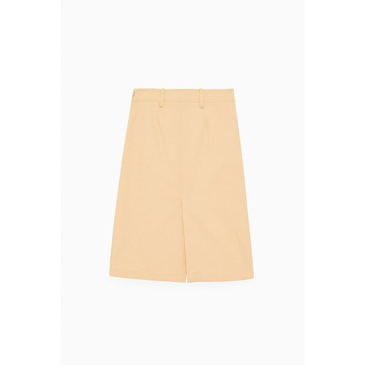 Patrizia Pepe Pink Cotton Midi Skirt