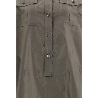 Prada Bicolor Silk Casual Dress