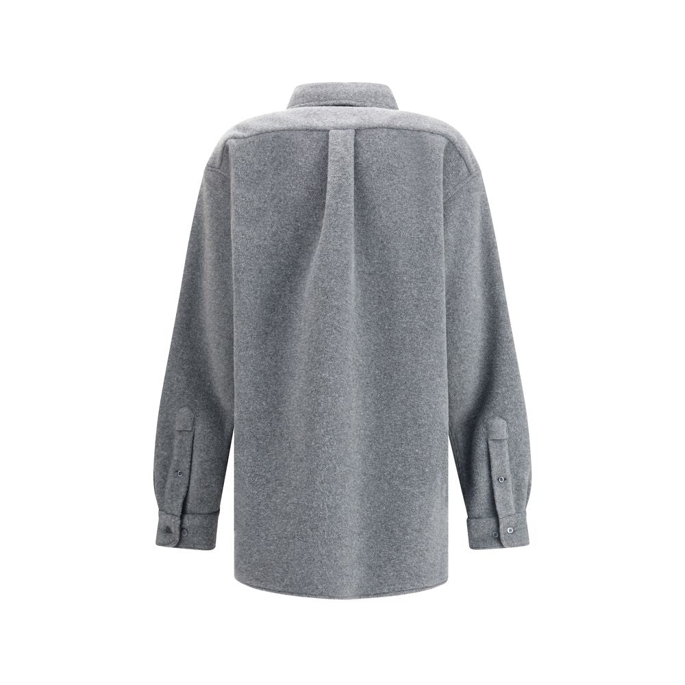 Camisa Miu Miu de poliéster gris