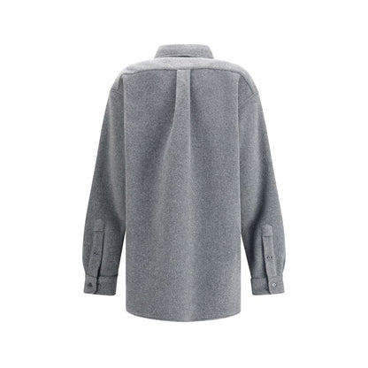 Camisa Miu Miu de poliéster gris