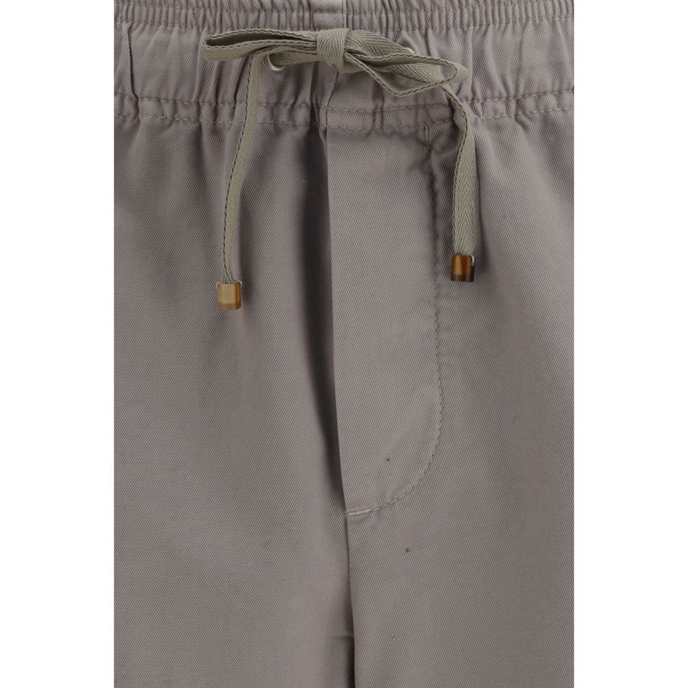 Brunello Cucinelli Beige Cotton Bermuda Shorts