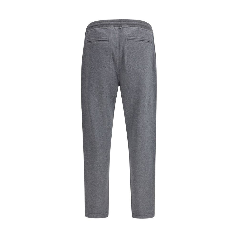 Pantalon décontracté Brunello Cucinelli en coton gris