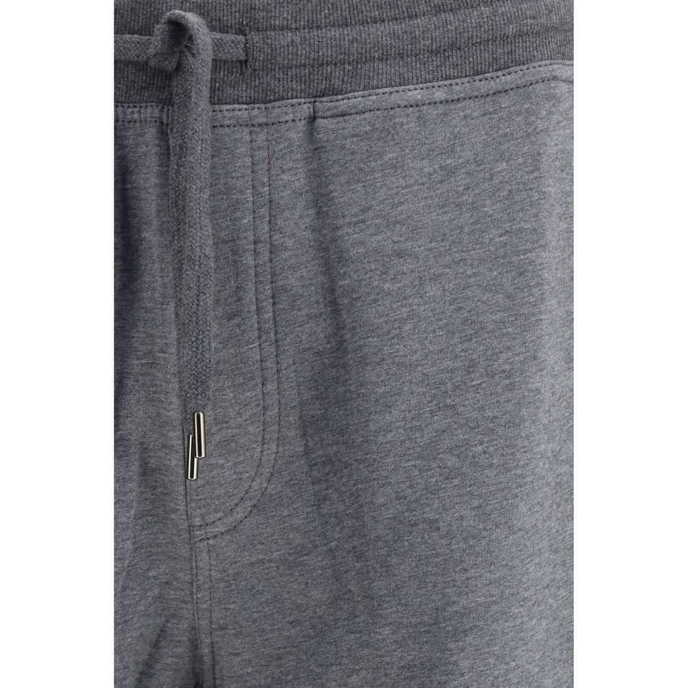 Pantalon décontracté Brunello Cucinelli en coton gris