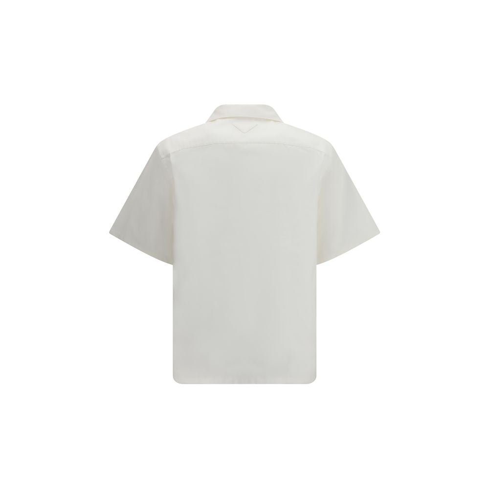 Camisa Blanca de Algodón Prada