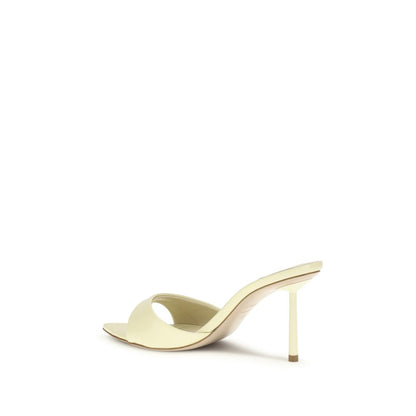 LE SILLA Bicolor Calf Leather Bos Taurus Stiletto Heel Sandals