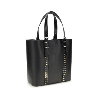 Bolso de hombro Valentino Garavani negro de piel de becerro Bos Taurus