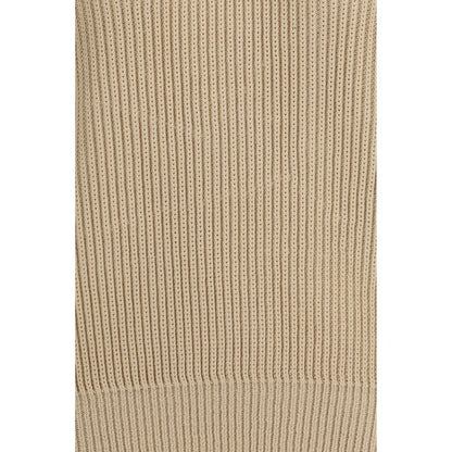 Sudadera de algodón beige Saint Laurent