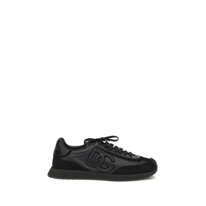 Zapatillas deportivas Dolce & Gabbana de piel de becerro negra Bos Taurus