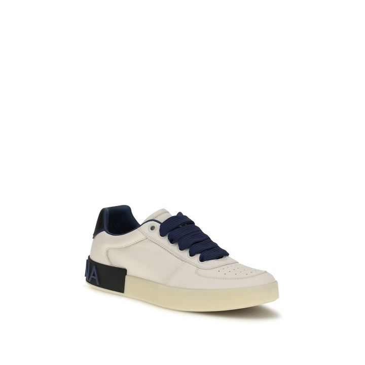 Dolce & Gabbana Multicolor Calf Leather Bos Taurus Low Top Sneakers