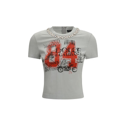 T-shirt en coton gris Dolce & Gabbana