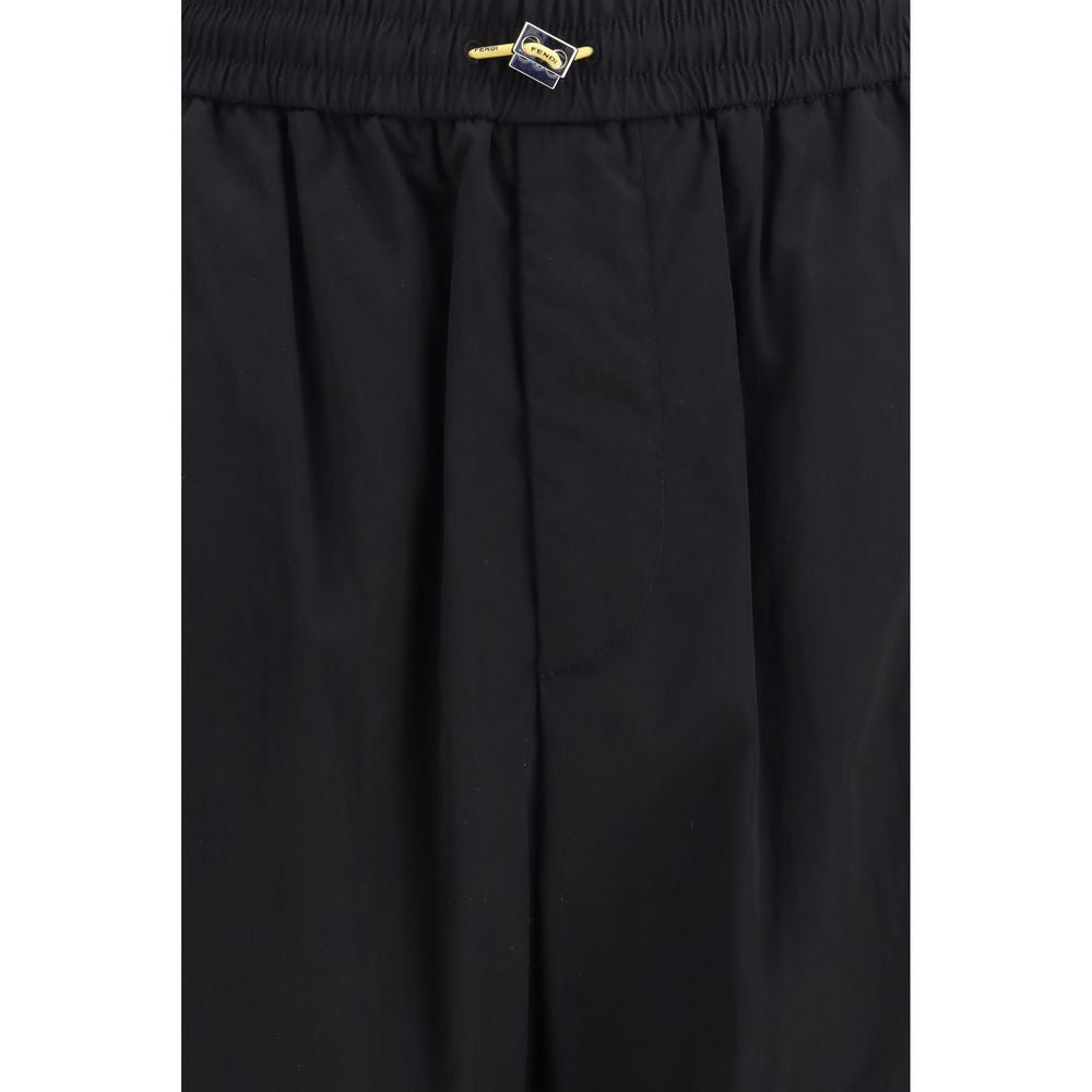 Pantalon cargo Fendi noir en polyamide