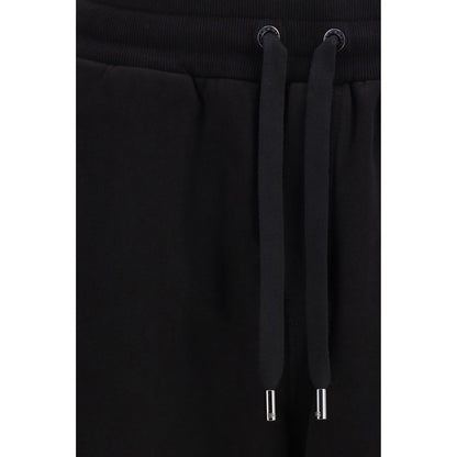 Pantalones informales de algodón negros de Dolce & Gabbana