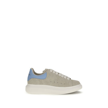 Alexander McQueen Zapatillas Gruesas de Piel de Becerro Beige Bos Taurus