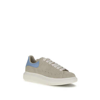 Alexander McQueen Zapatillas Gruesas de Piel de Becerro Beige Bos Taurus