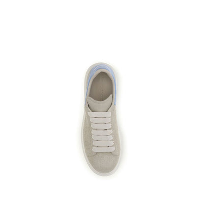 Alexander McQueen Zapatillas Gruesas de Piel de Becerro Beige Bos Taurus